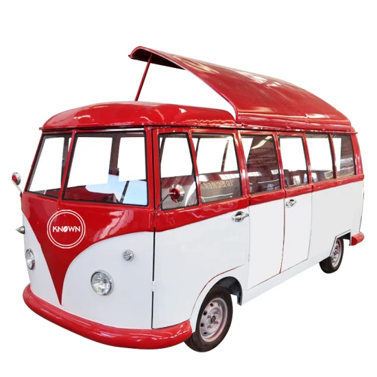 4-колесный электрический мобильный фургон для еды с мороженым, напитками, кухонными применениями, фургон для еды с индивидуальным цветом и логотипом для продажи
